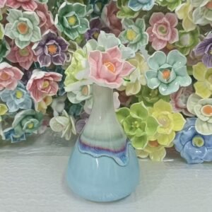 Ceramic Flower Vase Eternal Bloom