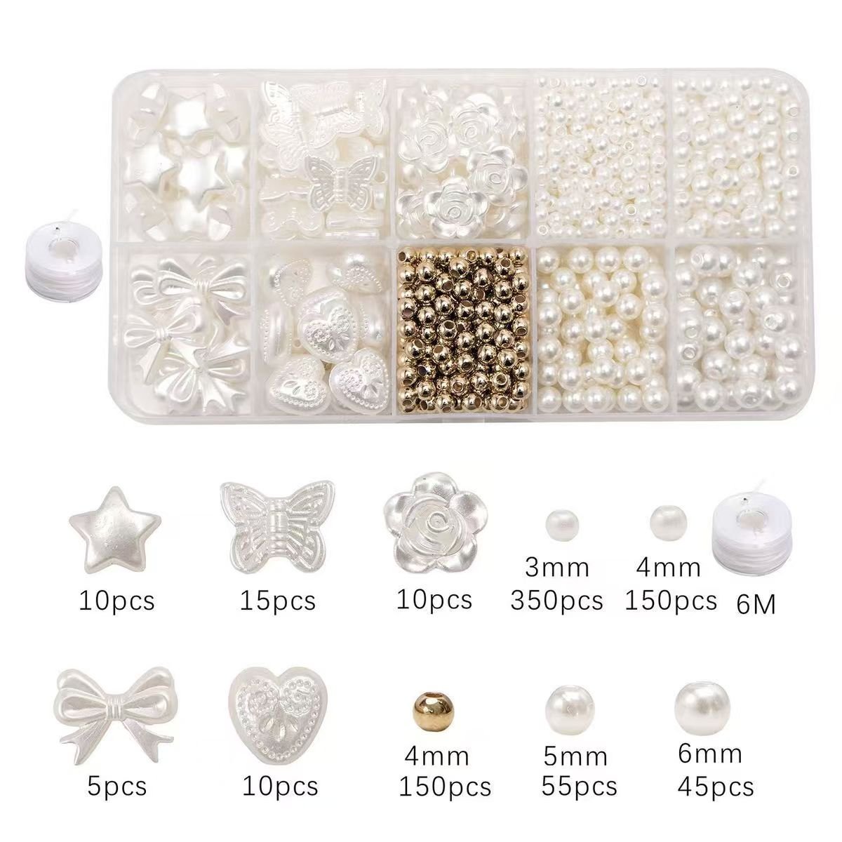 Pearl Beads DIY Jewelry Making Kit - Image 3